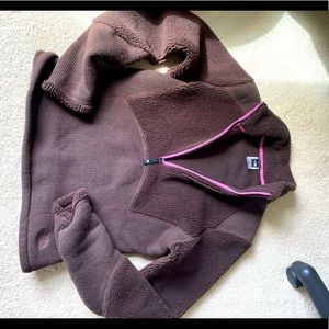 North Face brown pullover